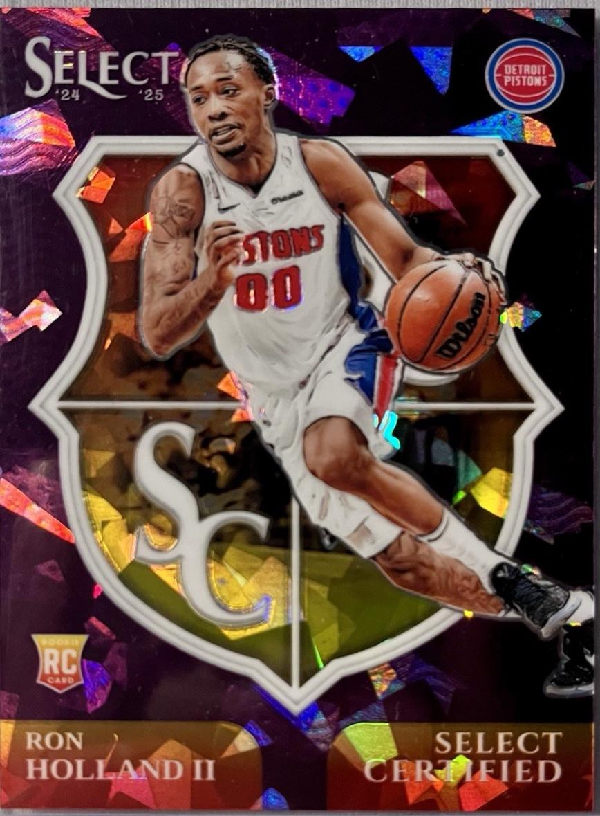 Ron Holland II [Purple Cracked Ice Prizm] #6