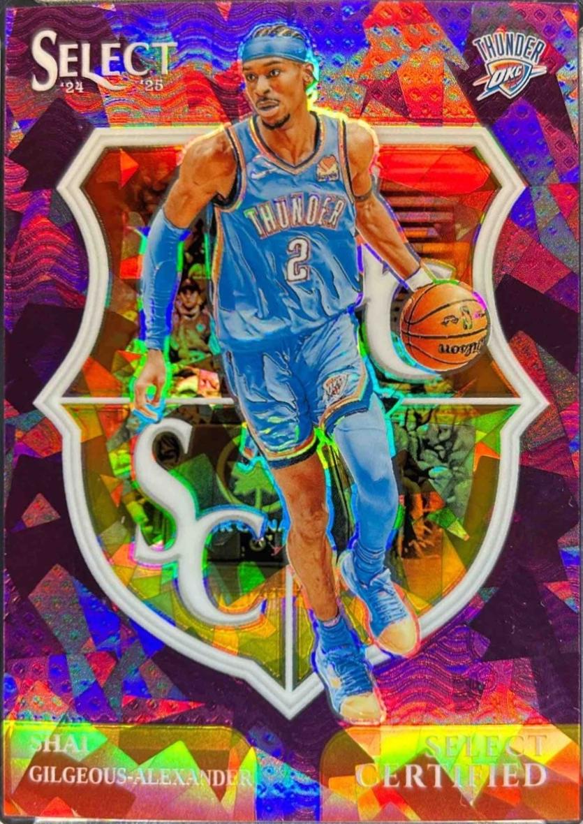 Shai Gilgeous-Alexander [Purple Cracked Ice Prizm] #4