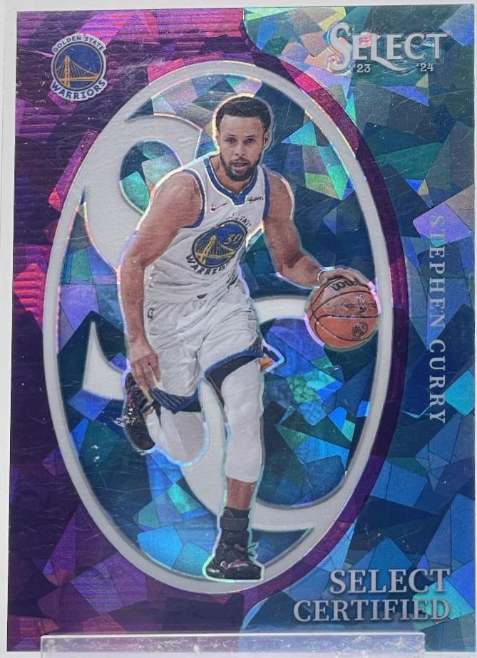 Stephen Curry [Purple Cracked Ice Prizm] #9