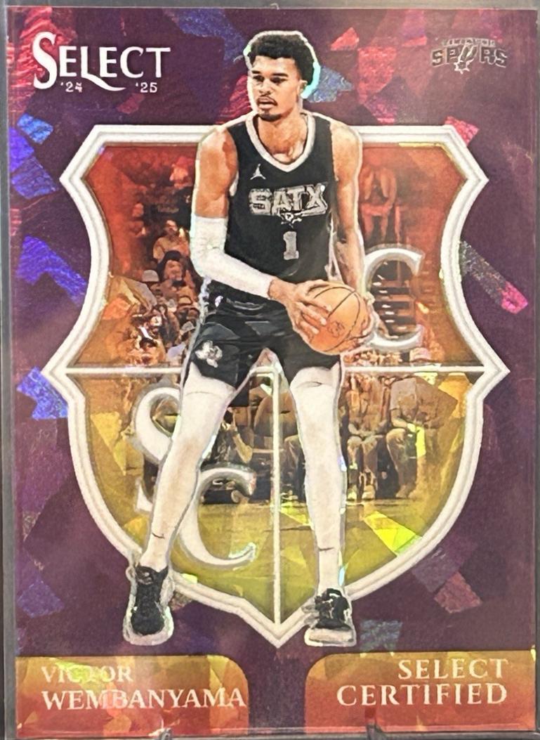Victor Wembanyama [Purple Cracked Ice Prizm] #2