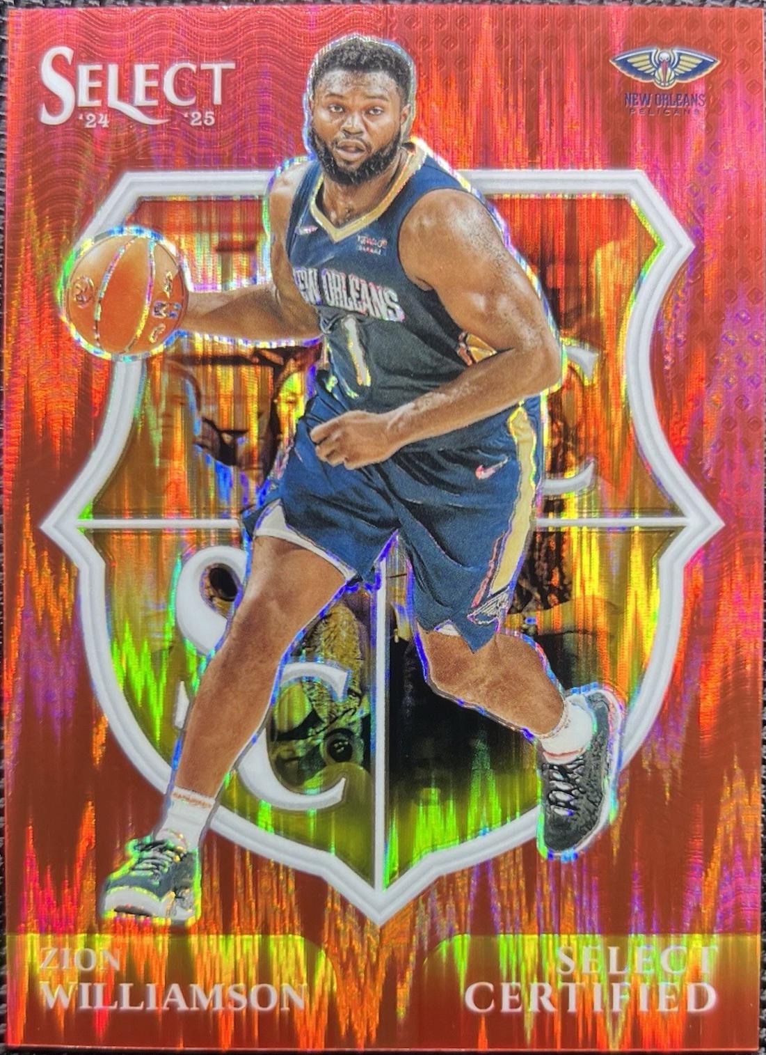 Zion Williamson [Red Flash Prizm] #10