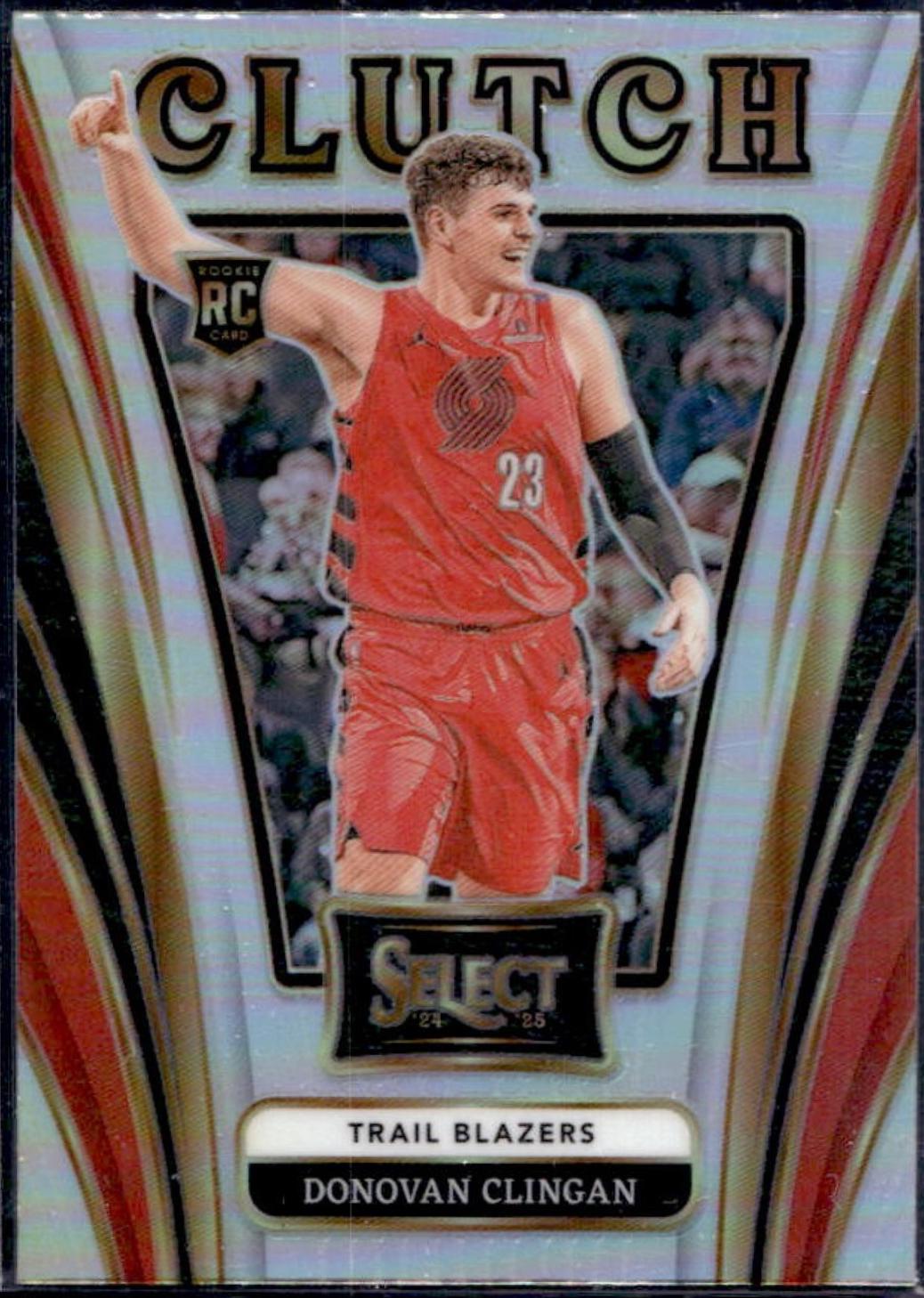 Donovan Clingan [Silver Prizm] #18