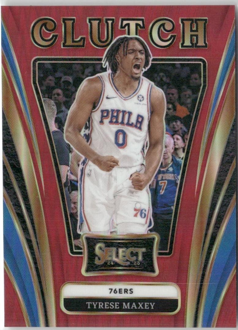 Tyrese Maxey [Red Prizm] #4
