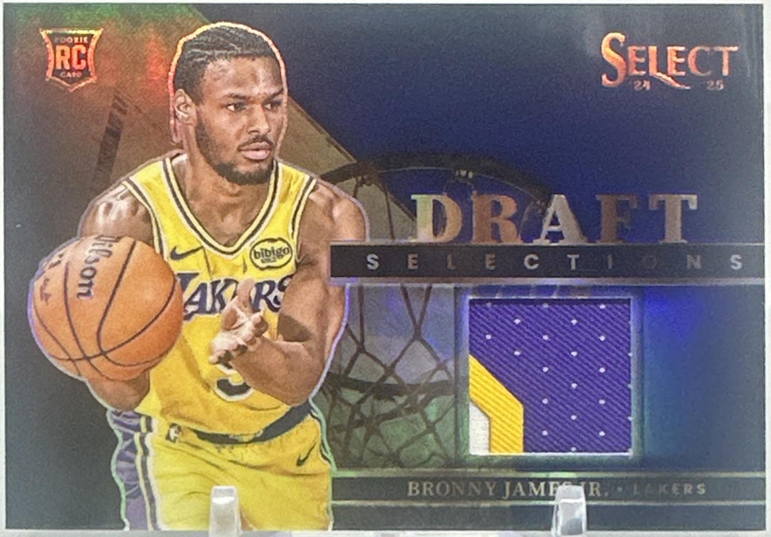 Bronny James Jr. [Blue Prizm] #DSM-BJJ