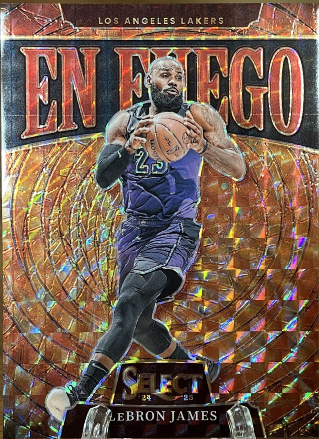 LeBron James [Black Finite Prizm] #7