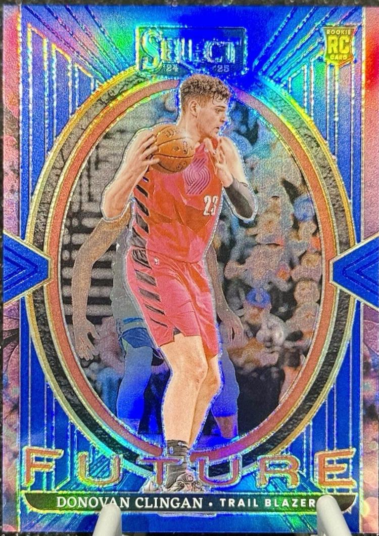 Donovan Clingan [Blue Prizm] #11