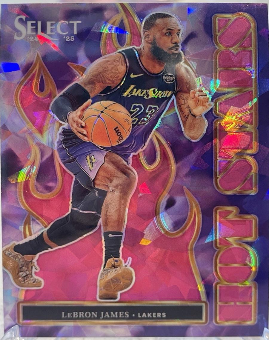 LeBron James [Pink Cracked Ice Prizm] #8