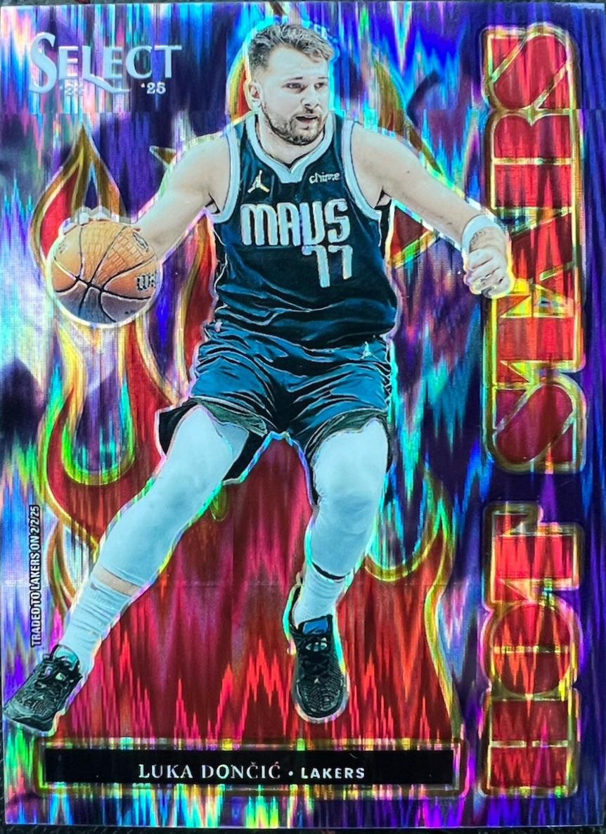 Luka Doncic [Red Flash Prizm] #3