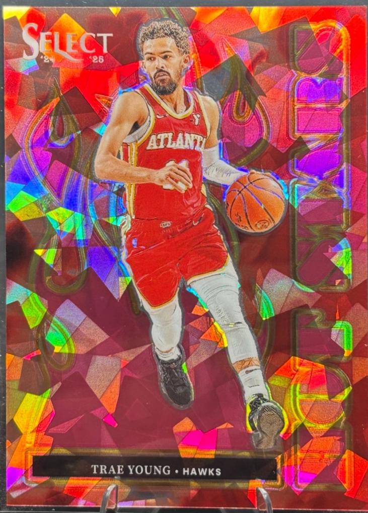Trae Young [Pink Cracked Ice Prizm] #1