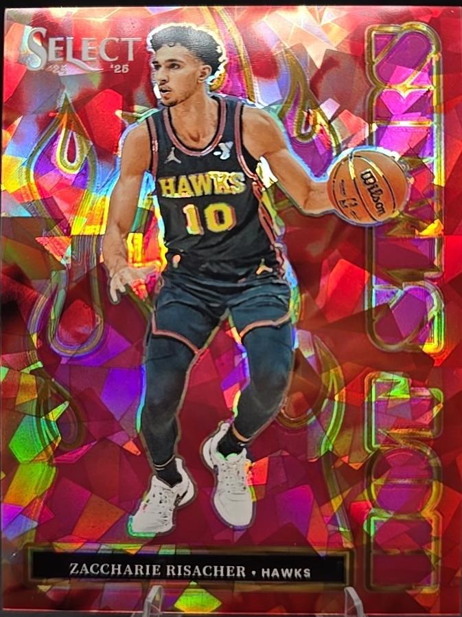 Zaccharie Risacher [Pink Cracked Ice Prizm] #15