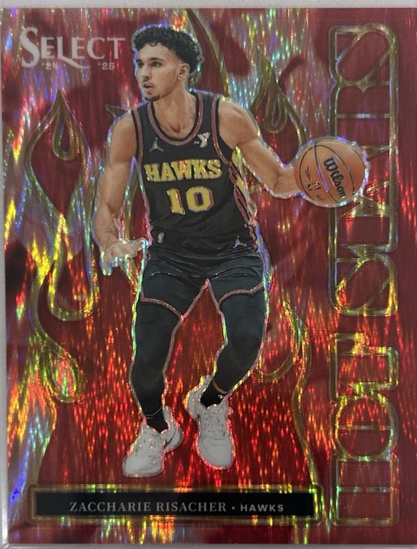 Zaccharie Risacher [Red Flash Prizm] #15