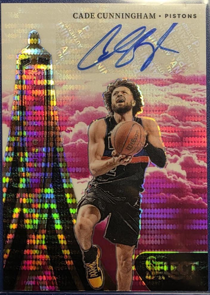 Cade Cunningham [Neon Purple Pulsar Prizm FOTL] #IFS-CAD