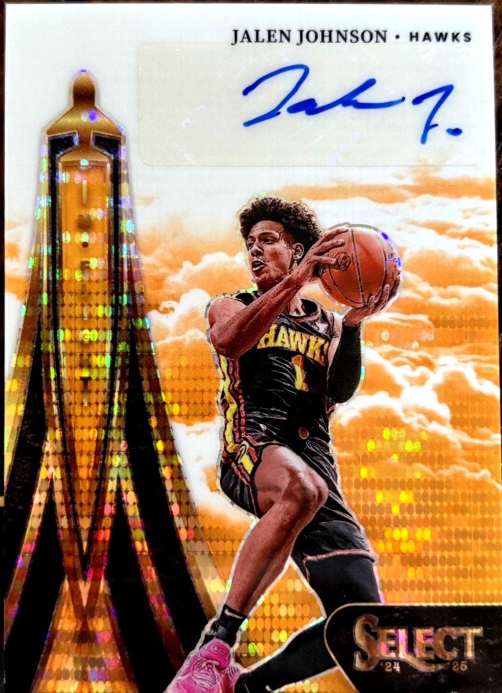 Jalen Johnson [Neon Orange Pulsar Prizm FOTL] #IFS-JJN