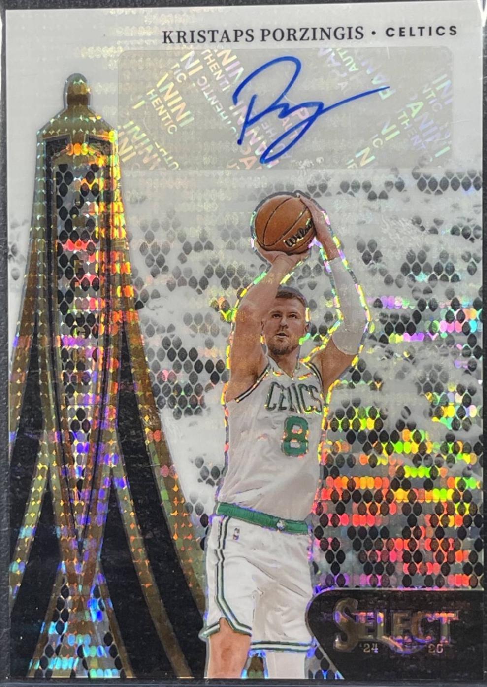 Kristaps Porzingis [Black Snake Skin Pulsar Prizm FOTL] #IFS-POR