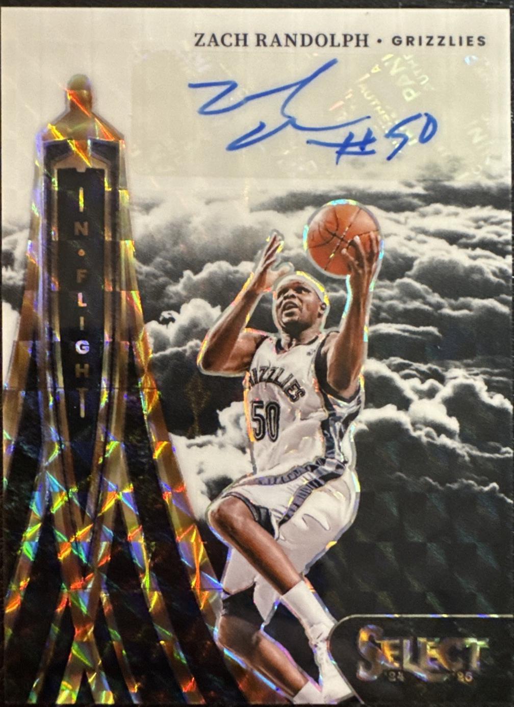 Zach Randolph [Black Finite Prizm] #IFS-ZAC