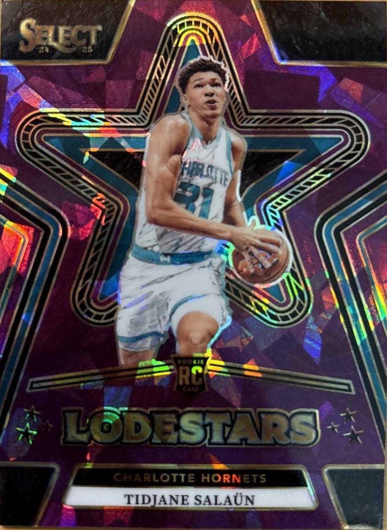 Tidjane Salaun [Purple Cracked Ice Prizm] #1