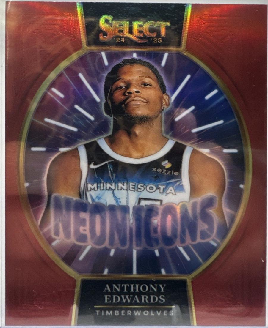 Anthony Edwards [Red Prizm] #19