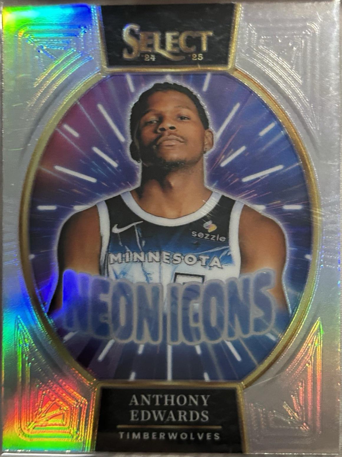 Anthony Edwards [Silver Prizm] #19