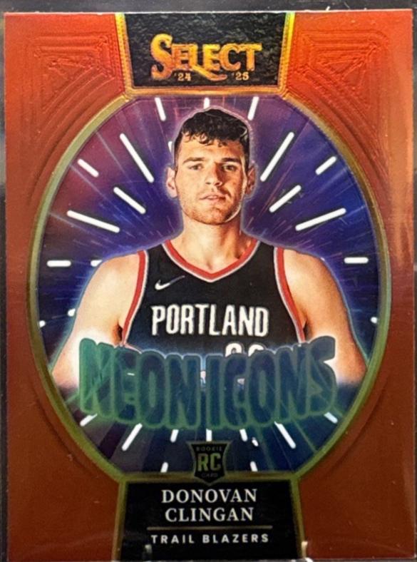 Donovan Clingan [Red Flash Prizm] #21