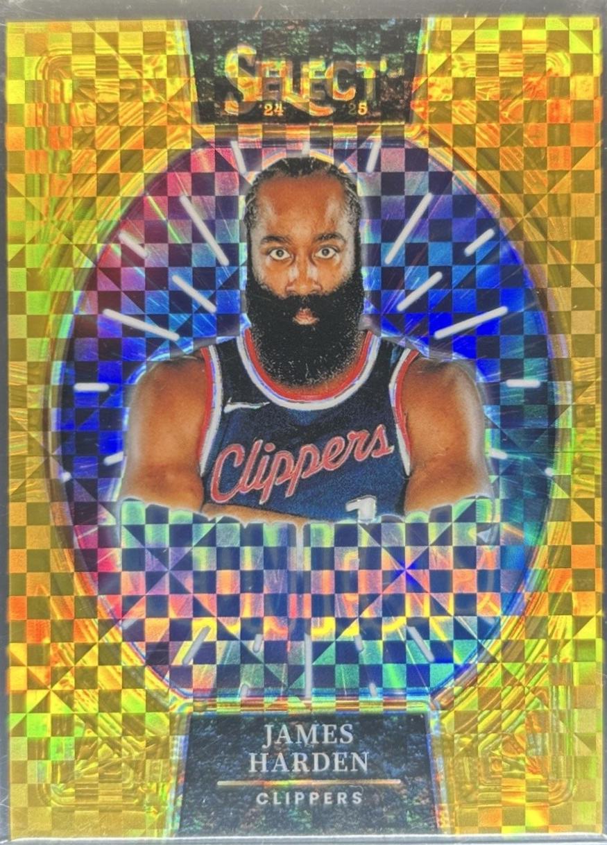 James Harden [Gold Prizm] #1