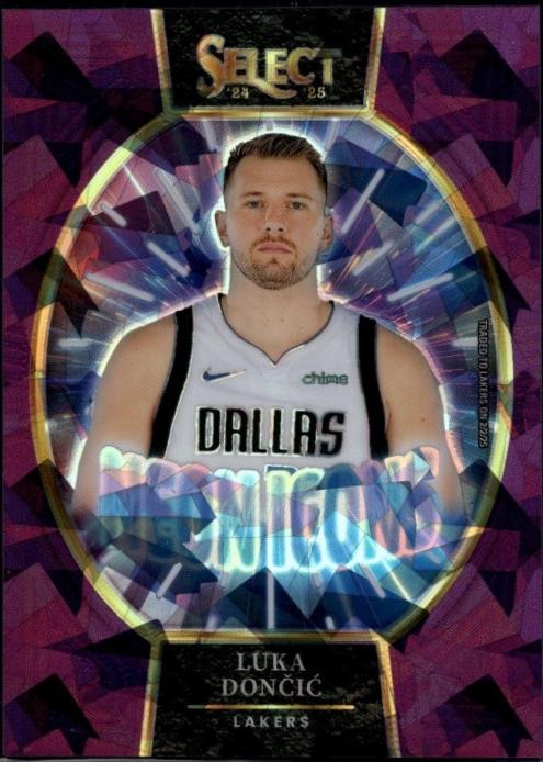 Luka Doncic [Purple Cracked Ice Prizm] #15