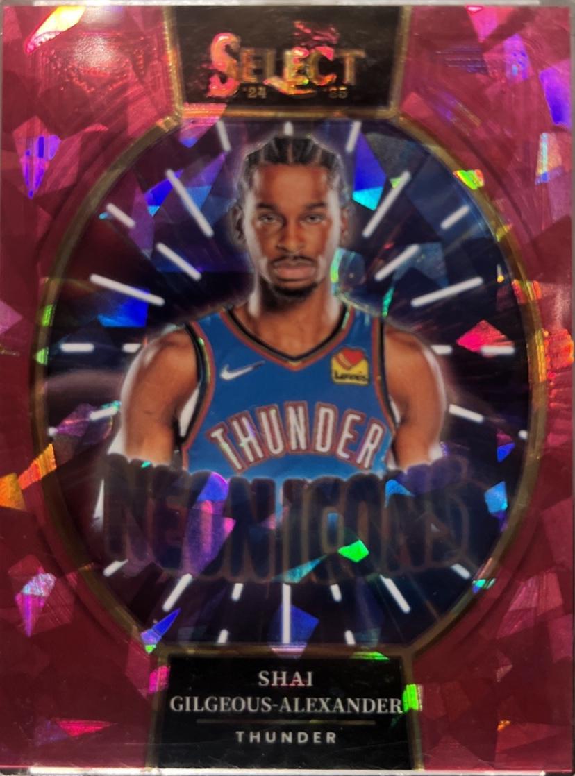 Shai Gilgeous-Alexander [Pink Cracked Ice Prizm] #10