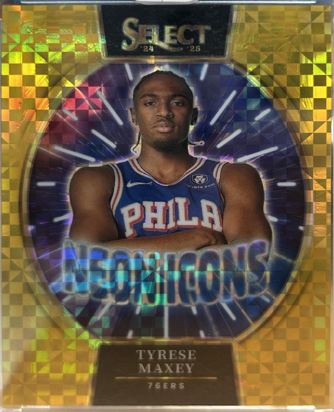 Tyrese Maxey [Gold Prizm] #14