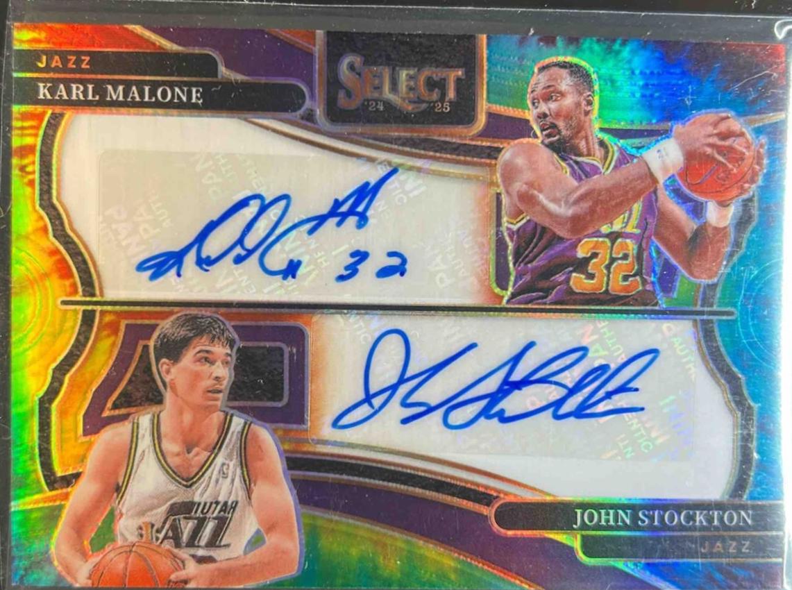 Karl Malone / John Stockton [Tie-Dye Prizm] #5