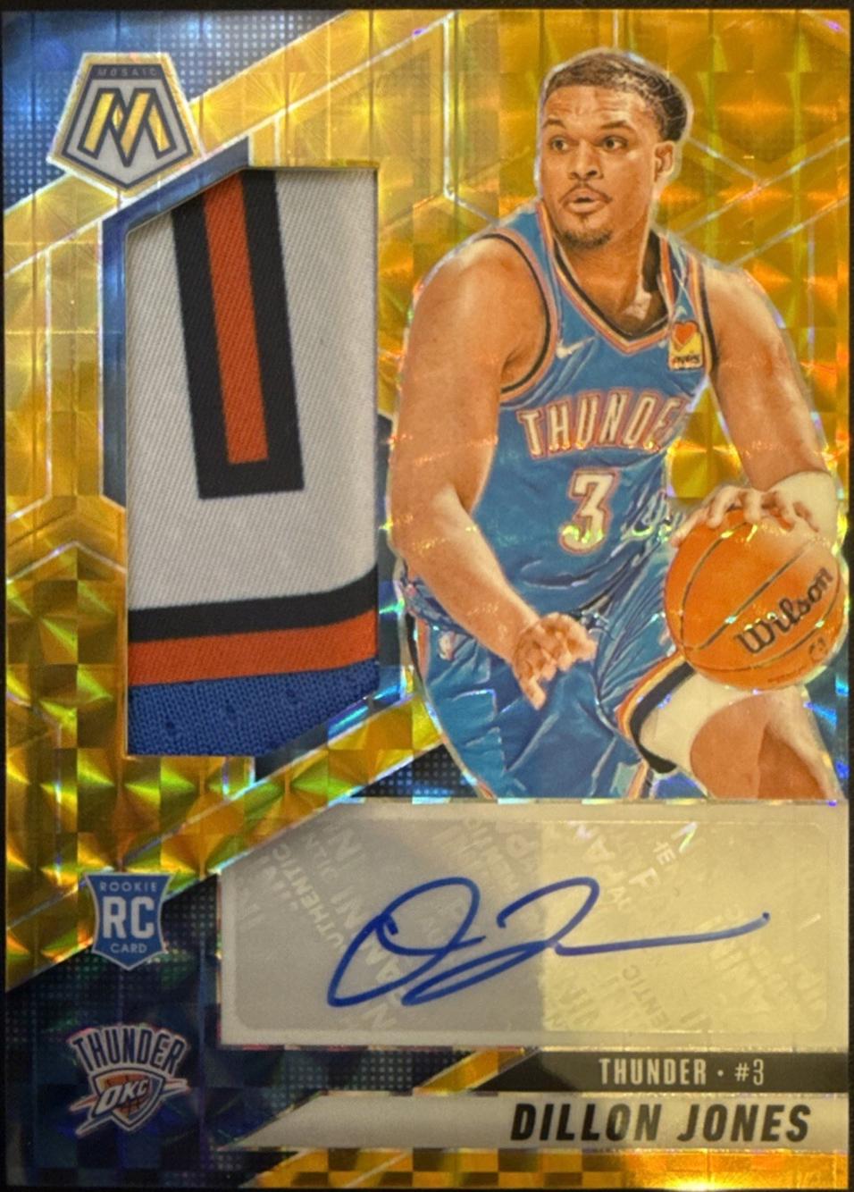 Dillon Jones [Gold Prizm] #RJA-DIL