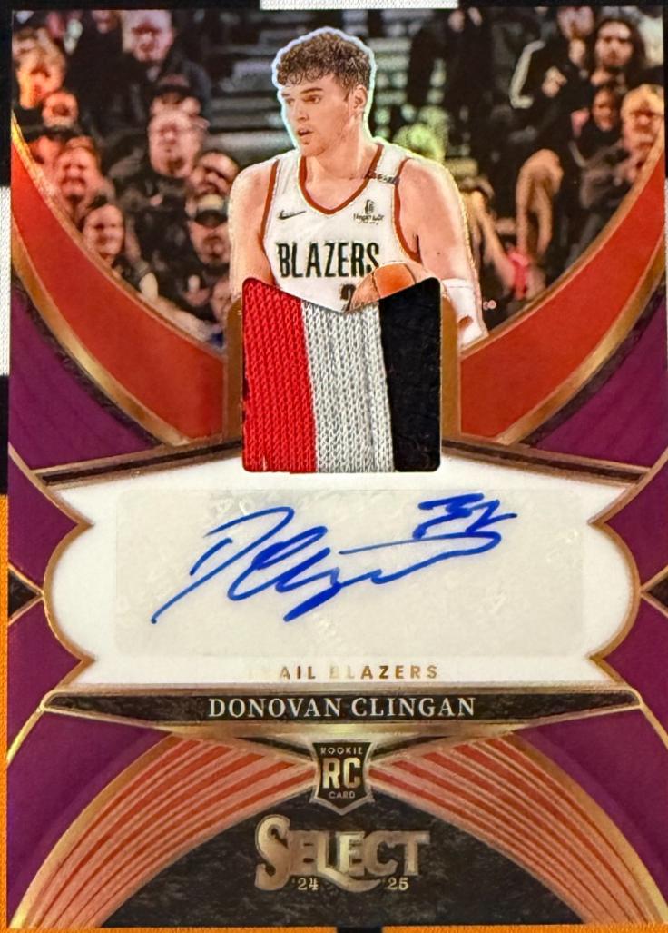 Donovan Clingan [Purple Prizm] #RJA-CLG