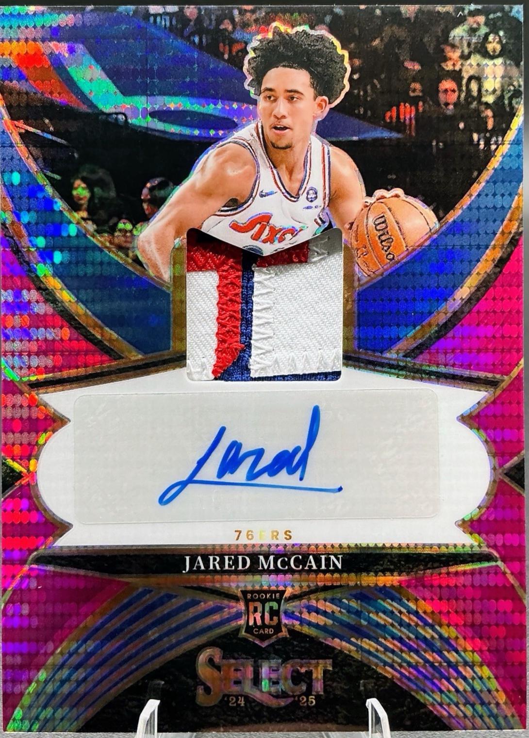 Jared McCain [Neon Purple Pulsar Prizm] #RJA-JAR
