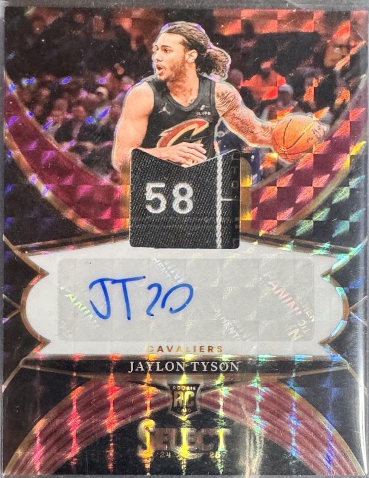 Jaylon Tyson [Black Finite Prizm] #RJA-TYS