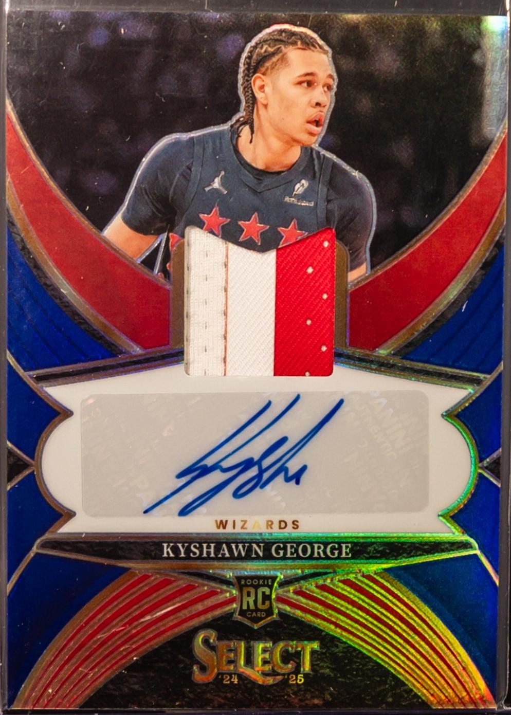 Kyshawn George [Blue Prizm] #RJA-KYS