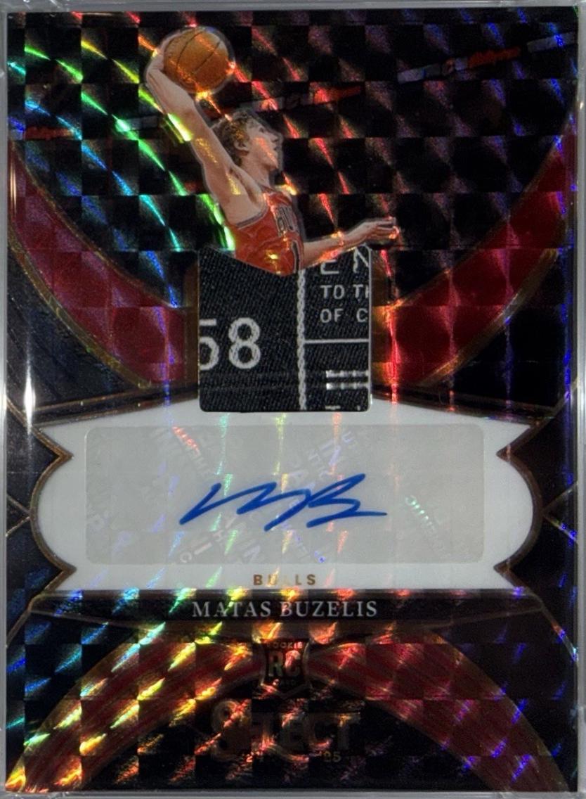 Matas Buzelis [Black Finite Prizm] #RJA-BUZ