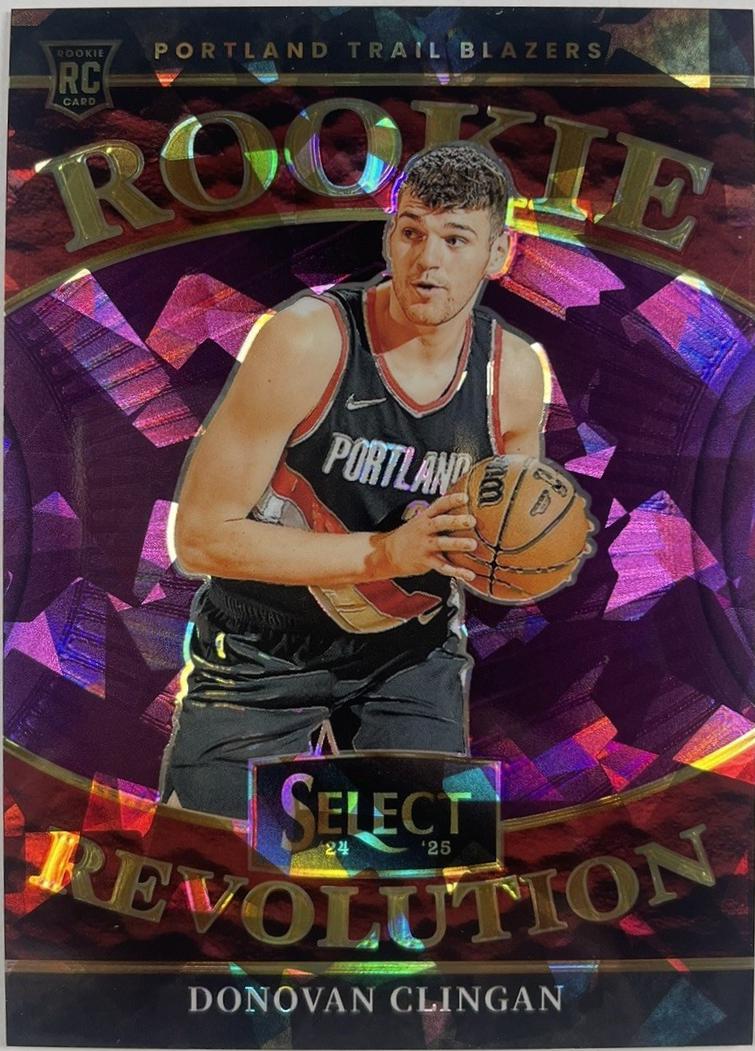 Donovan Clingan [Purple Cracked Ice Prizm] #11