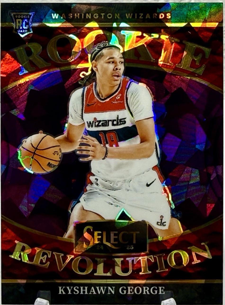 Kyshawn George [Purple Cracked Ice Prizm] #23