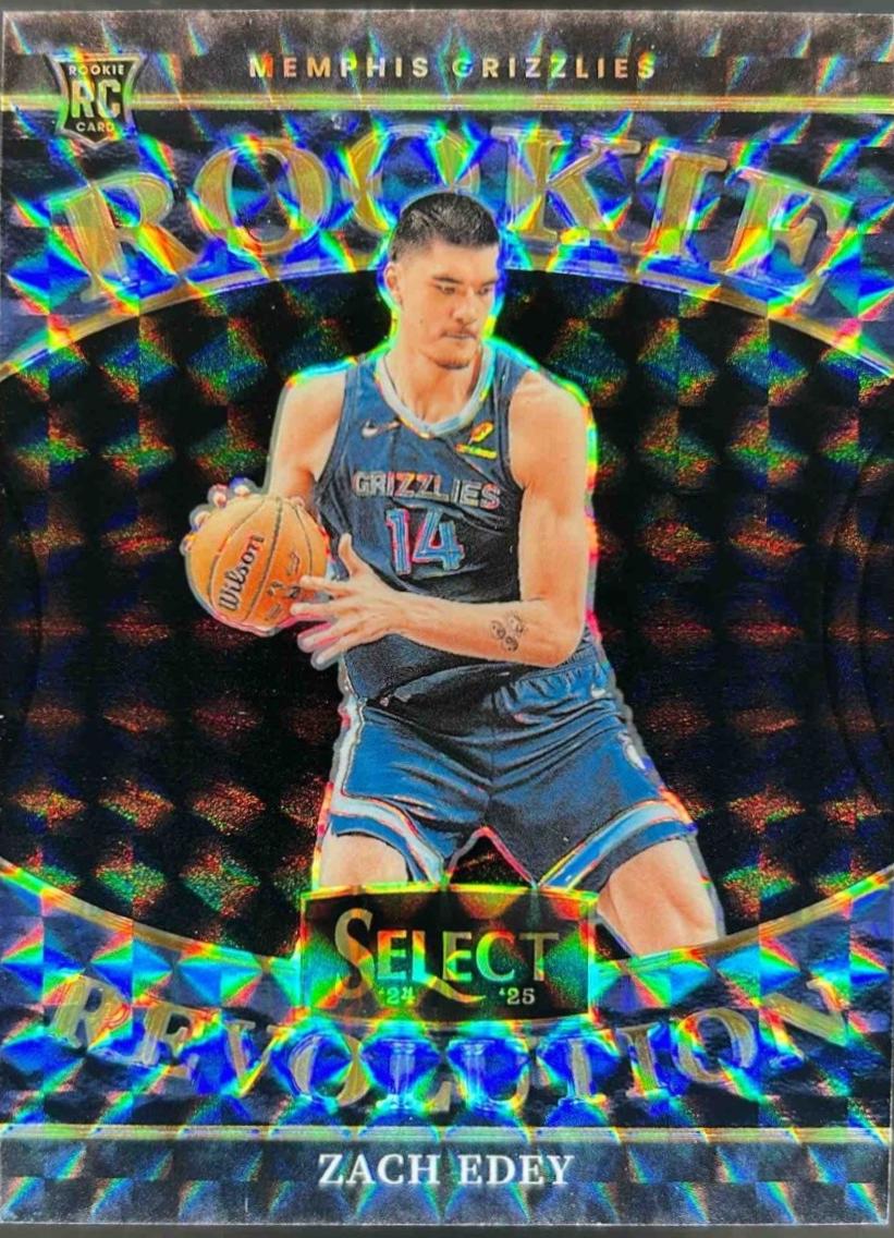 Zach Edey [Black Finite Prizm] #25