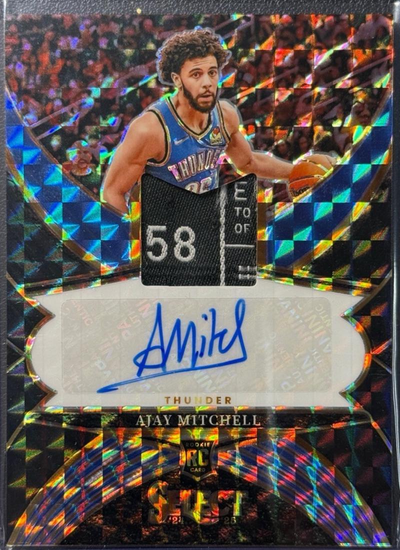 Ajay Mitchell [Black Finite Prizm] #30