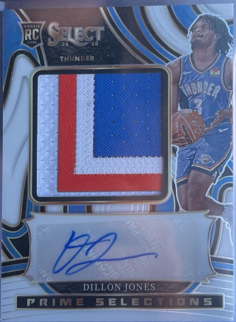 Dillon Jones [White Sparkle Prizm] #7