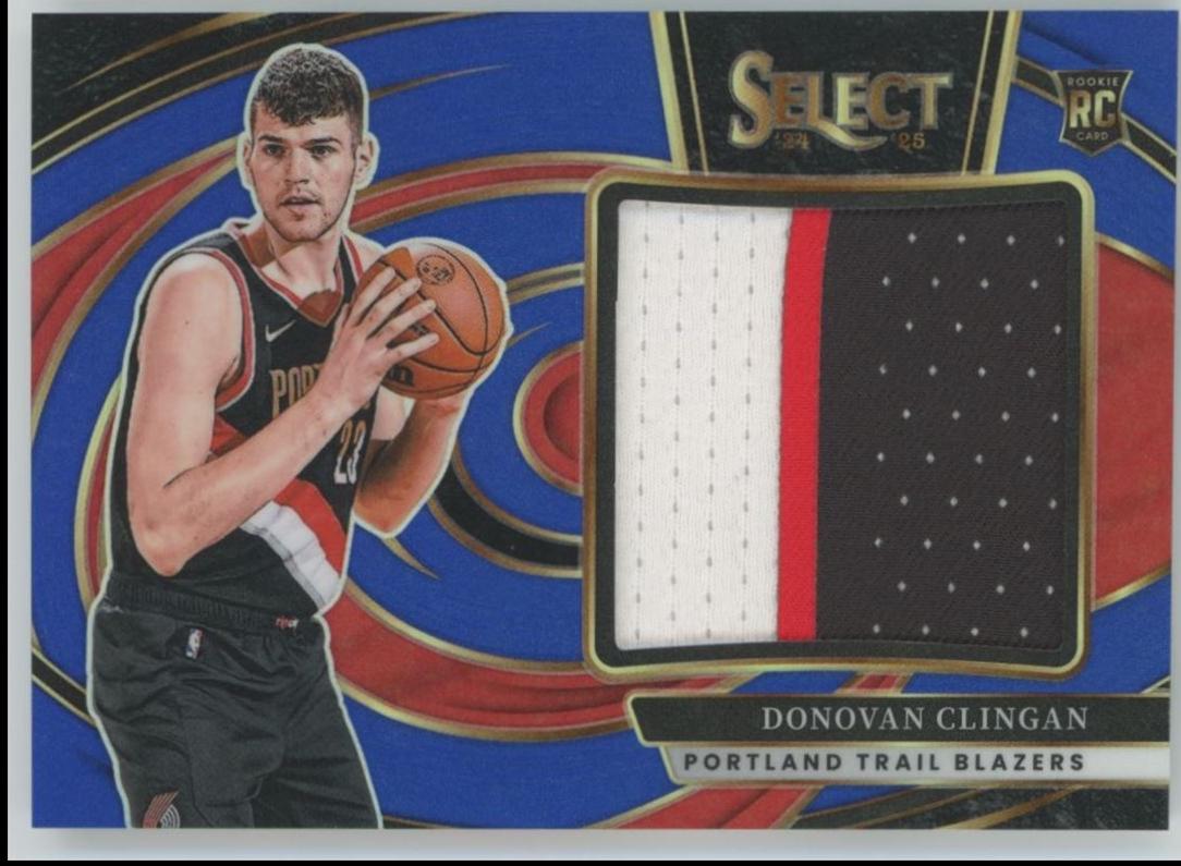 Donovan Clingan [Blue Prizm] #20