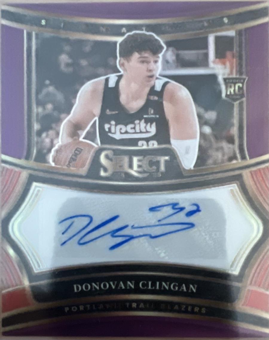 Donovan Clingan [Purple Prizm] #20