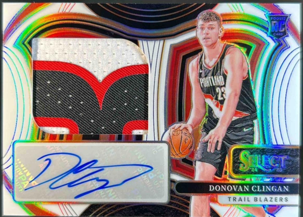 Donovan Clingan [White Sparkle Prizm] #20