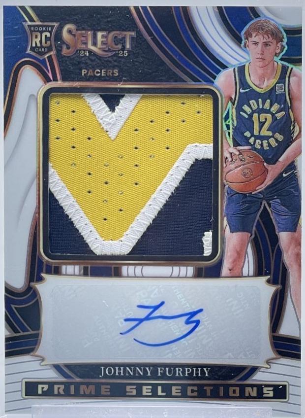 Johnny Furphy [White Sparkle Prizm] #18