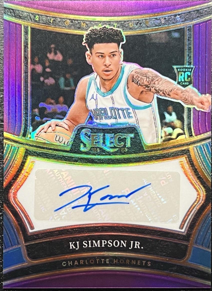 KJ Simpson Jr. [Purple Prizm] #21