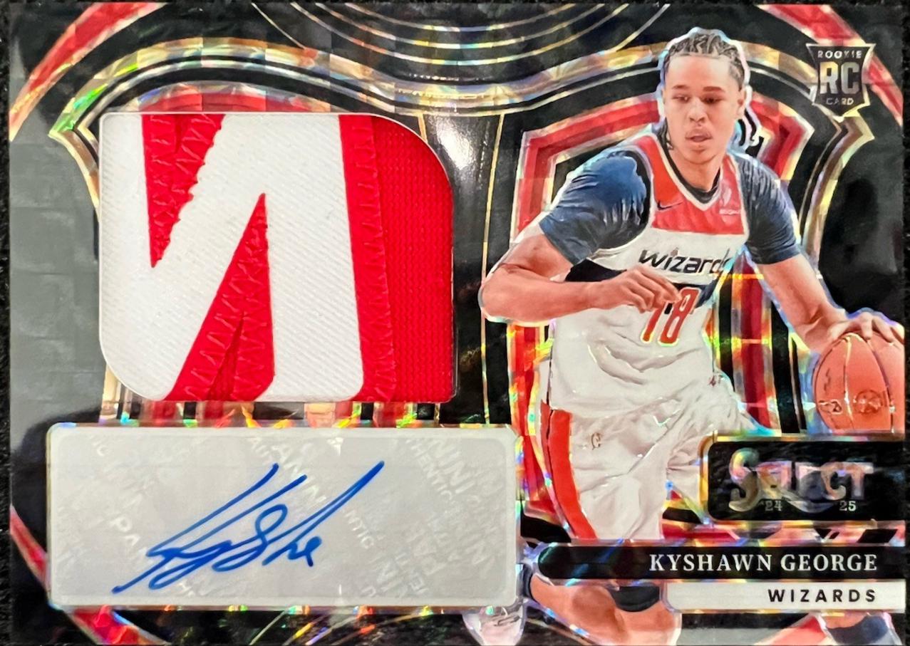 Kyshawn George [Black Finite Prizm] #6