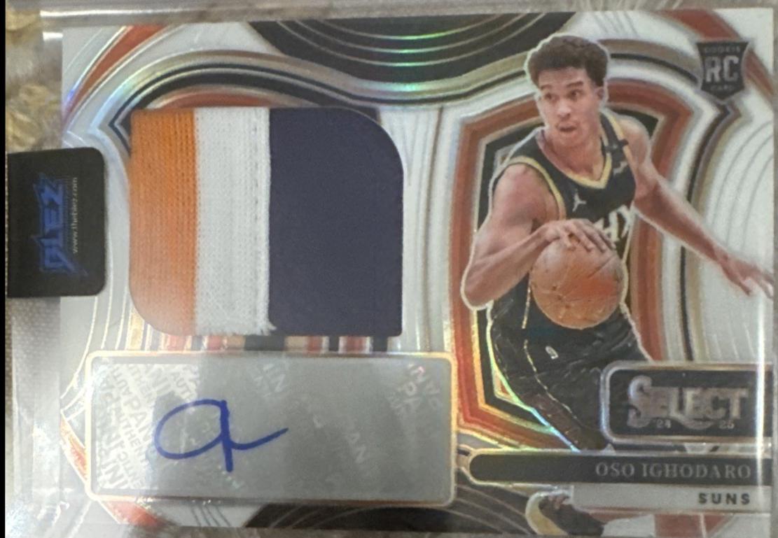 Oso Ighodaro [White Sparkle Prizm] #15