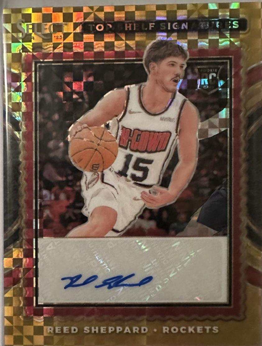 Reed Sheppard [Gold Prizm] #3