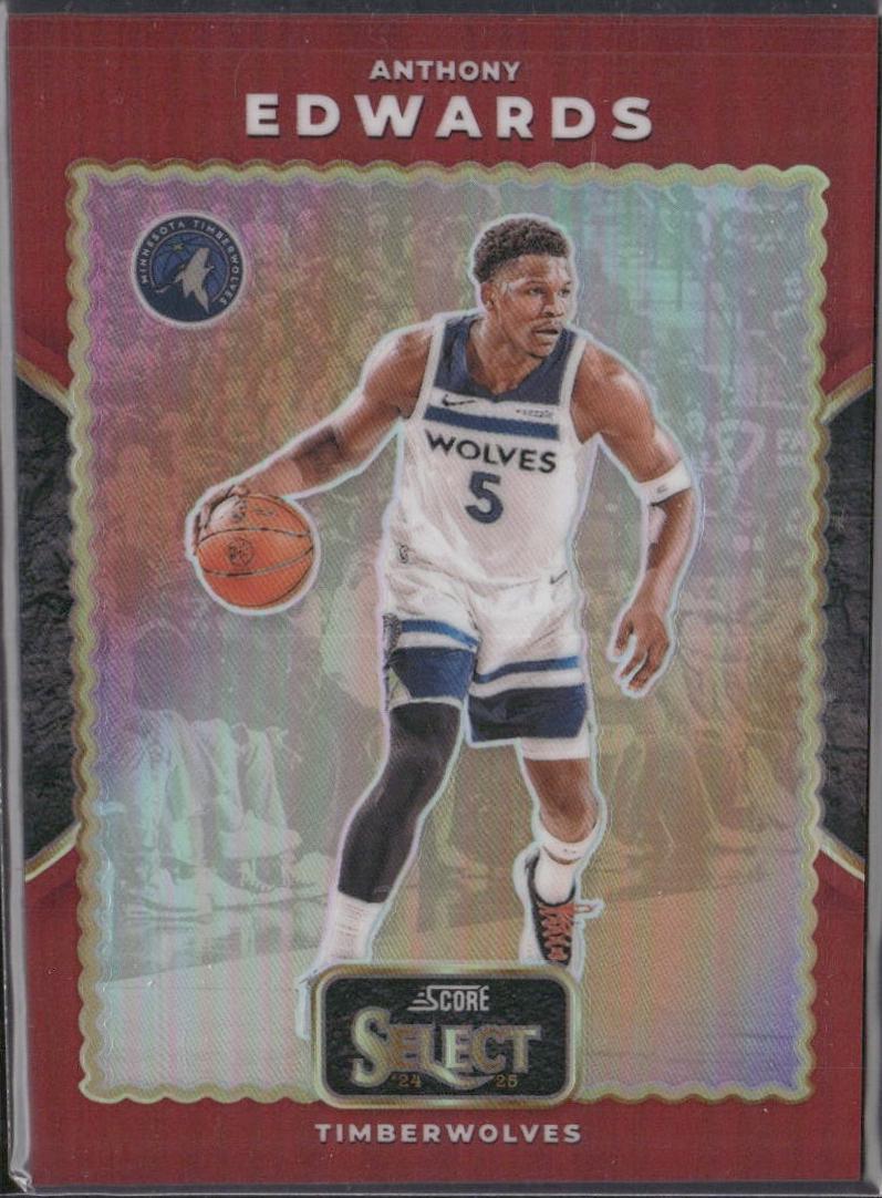 Anthony Edwards [Red Prizm] #15