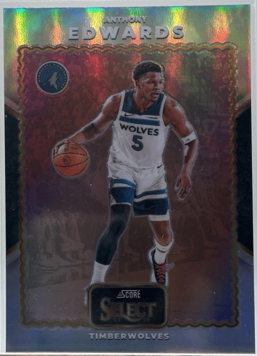 Anthony Edwards [Silver Prizm] #15