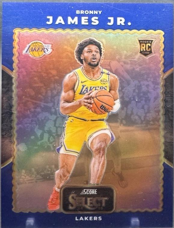 Bronny James Jr. [Blue Prizm] #14